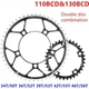 Folding Bicycle Double Chain 110BCD&130BCD 34T/50T/36T/52T/39T/53T MTB Crank Set