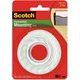 Scotch 110 Mounting Tape, 75 in L, 1/2 W, White