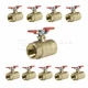 Midline Premium Brass FIP x FIP Full Port Ball Valve T-Handle 3/4 in. (10 Pack)