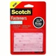 3M Scotch 1" x 3" Heavy-Duty Clear Fasteners 2 Sets of Strips