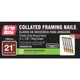 Grip-Rite 3" 0.120" Plastic Collated Galvanized Ring Shank Framing Nails 1000
