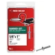 Concrete Anchors Nail Drive 1/4 x 1 Mushroom Head Masonry 75-Pack Silver Steel