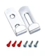 Metal Mirror Holder Clips Zinc Plated, 16 Pack | HOWTOOL