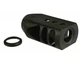 .458 SOCOM 5/8x32 TPI Tanker Competition Steel Muzzle Brake + Crush Washer