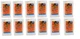 12 packs Gorilla 3023003 Hot Glue Sticks 4 In. Mini Size, 30Count bags