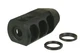 .338 Norma WM 5/8x24 TPI Tanker Steel Muzzle Brake + Free Crush Washer & Jam Nut