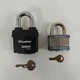 Master ProSeries 6127 & Master Commercial No 5 Padlocks w/Keys Heavy Duty Lot/2