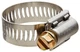 BREEZE 62012H Power-Seal Stainless Steel Hose Clamp, Worm-Drive, SAE Size 12,