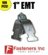 (#4313) (P1428) 1" EMT Steel Conduit Pipe Clamps for Unistrut Channel (100 Pack)
