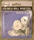 Danco 10-pack Mobile Home Ceiling & Wall Rosettes ~ White ~  NEW #88158