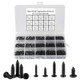 HanTof 750 M1.7 M2 M2.3 M2.6 M3, Black:750Pcs Pan Head M1.7/M2/M2.3/M2.6/M3 