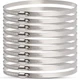 OURU Large Hose Clamps, 10 Pack 8 Inch Stainless Steel Hose Clamps Adjustable...