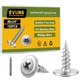 SVLING #8&times;3/4" Wood Screws Phillips Modified 8x3/4", Silver Self Tapping 
