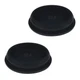 Tugermoola 2PCS 2inch Rubber Hole Plugs Black Silicone 50.6mm (2"), 
