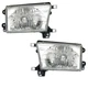 CAPA For 99-02 4Runner Headlight Headlamp Front Head Light Lamp w/Bulb PAIR SET