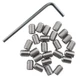 Socket Set Screws DGBRSM 25pcs 10#32 x 1/4" Stainless Steel Allen Head Hex He...