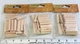 Windsor Design 61795 Wooden Fluted Dowel Pins Variety Pack Lot (108 Pcs) NIB