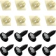PRIME AVE Black Oxide Stainless Steel License Plate Truss Head, 