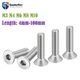 M2 M3 M4 M5 M6 - M10 Allen Hex Socket Countersunk Flat Head Screws Hexagon Bolts