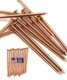 Dubbs Hardware 12-Pack Pure Copper 4-Inch Nail Spikes - Heavy-Duty Tree Stump...
