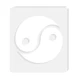 Betagt Yin Yang Router Templates, Clear Acrylic 6.69 x 5.9 inches, 