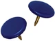 Hillman 122678 Blue Push Pins 0.375 L in. (Pack of 6)