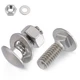 VGBUY 5/16-18 x 5/8" Carriage Bolts Screws 21 5/16-18x5/8" (21sets), Silver