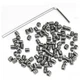 ZDingTech 100pcs M2 X 2mm 304 Set Screws Stainless Steel 2mm x 2mm Set Screws...