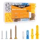KURUI 160PCS Wall Anchors Screws Kit Heavy Duty Drywall Hardware Set