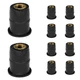 10PCS Well Nuts M5 Rubber Well Nuts Fairing Fasteners, Motorcycle Boat Windsh...