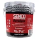 Senco Drywall Screw, #6 x 1-5/8 in, Phil
