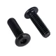 KOSJETHAS Black 1/4-20 x 5/8" Flat Head Socket x (20PCS), 