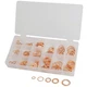 Atd Tools 342 Copper Washer Metric Assortment, 125 Pc