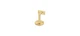 Deltana HRC253CR003 Handrail Brackets, 3" Projection in PVD Polished Brass