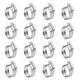 WINL Stainless Steel Hose Clamps  16 Pack Worm Gear Drive Hose Clamps SAE 12 ...