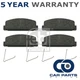Brake Pads Set Rear CPO Fits Mazda 6 2002-2013 5 2005-2010 323 1989-2004