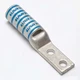 Burndy Yaz342nt38fx Two-Hole Compression Lug, 350 Kcmil Max, 3/8 In Stud, Long
