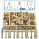 Sunxeke 410 PCS Self Drilling Drywall Anchors with Screws Kit - 2 Sizes