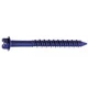 Tapcon 3145407 Tapcon Masonry Screw, 3/16" Dia., Hex, 2 3/4 In L, Steel Blue
