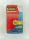 Scotch 1"x1" Restickable Tabs for Mounting (4 Clear Tabs), Reusable & Removable