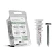Mortice & Tenon Premium Nylon 66 Drywall Anchors &ndash; 25 Pack Self-Drilling Wall...