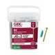 GRK Fasteners R4&trade; #10 x 2-1/2 Inch, Multi-Purpose Framing Screws, 470 PCS, Rust