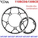 MTB Bicycle Double Chainring 110/130BCD Folding Bicycle 34T-/53T Sprocket 
