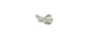 Deltana 88DRH-15 88 Series Contemporary Robe Hook Double Satin Nickel