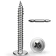 BNUOK #8 x 1-1/2 Inch Wood Screws Phillips 8 x 1-1/2", Silver 0.5lb Box 