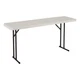 Norwood Commercial Furniture 5' Indoor/Outdoor Folding Training Table, Rectan...