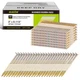 meite 30 Degree Framing Nails 2 Inch Ring Shank Paper Collated Nails for 30-3...