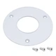 POWERTEC Dia 2-1/2" Router Base Plate, Clear Acrylic Plate 