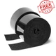 Strenco 2 Inch Adhesive Black Hook and Loop Tape 5 Yards Heavy Duty Strips