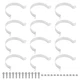12-Pack 2-3/8 Inch Galvanized Steel Brace Bands Chain Link Fence Parts